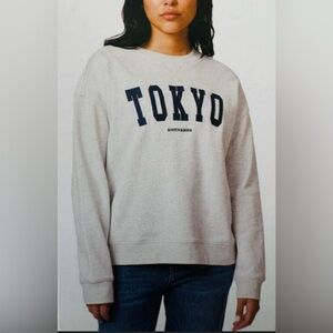 Scotch & Soda Light Gray Tokyo Sweater size L 100% cotton